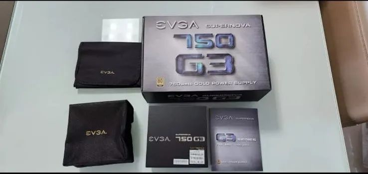 fonte 750w EVGA G3 PLUS GOLD em ótimo estado - Foto 3