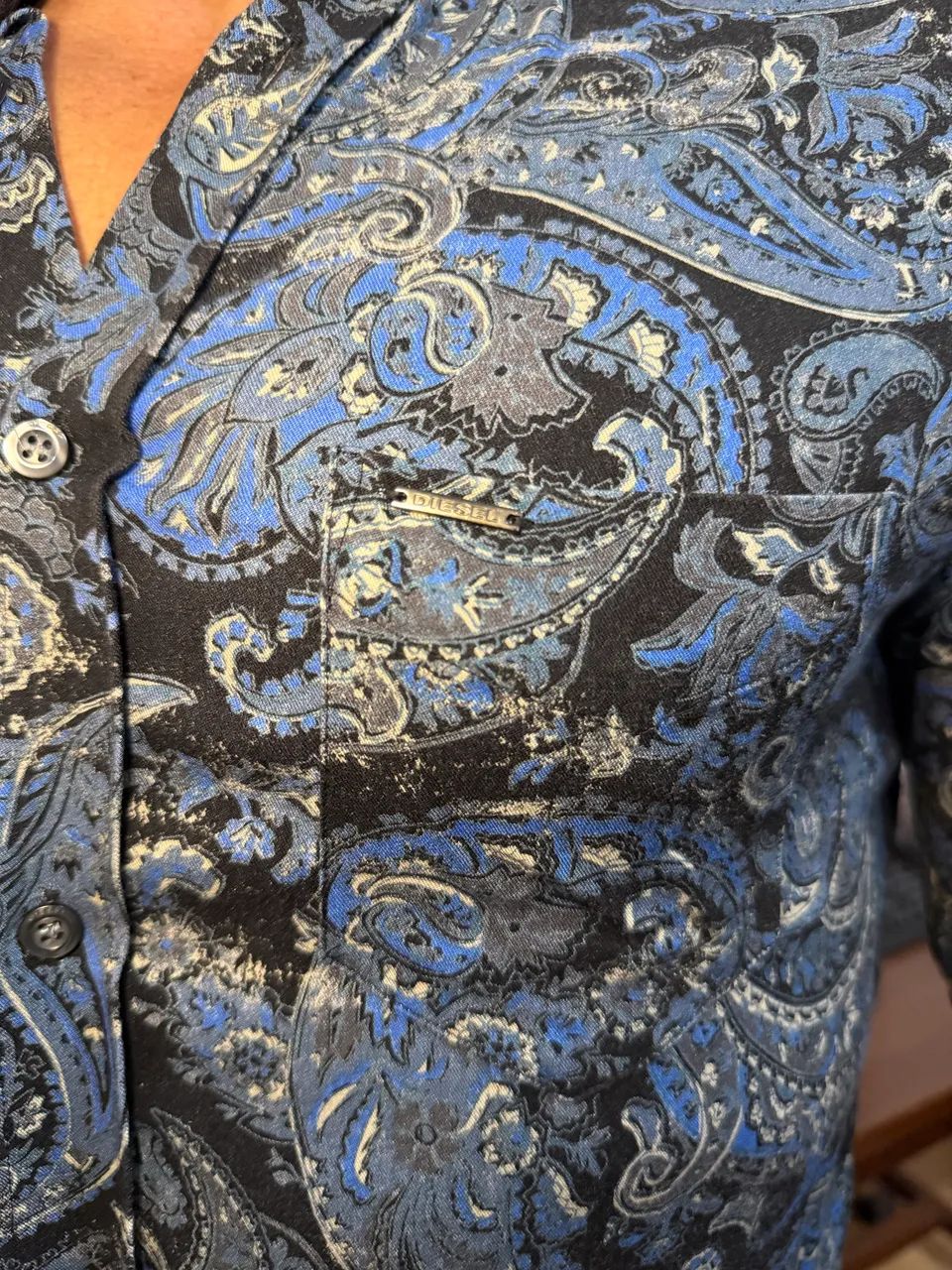 ? CAMISA DIESEL MASCULINA PAISLEY - Foto 2