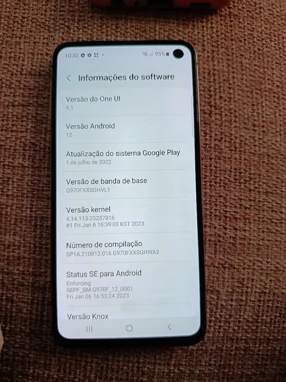 Samsung S10E (aceito troca) - Foto 3