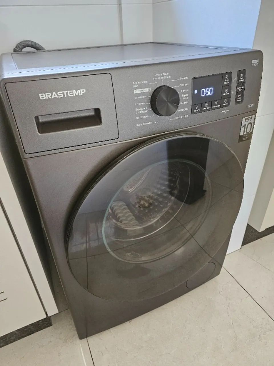 Lava e Seca Brastemp 10 kg BNO10AS Titanium - igual a nova - Foto 2