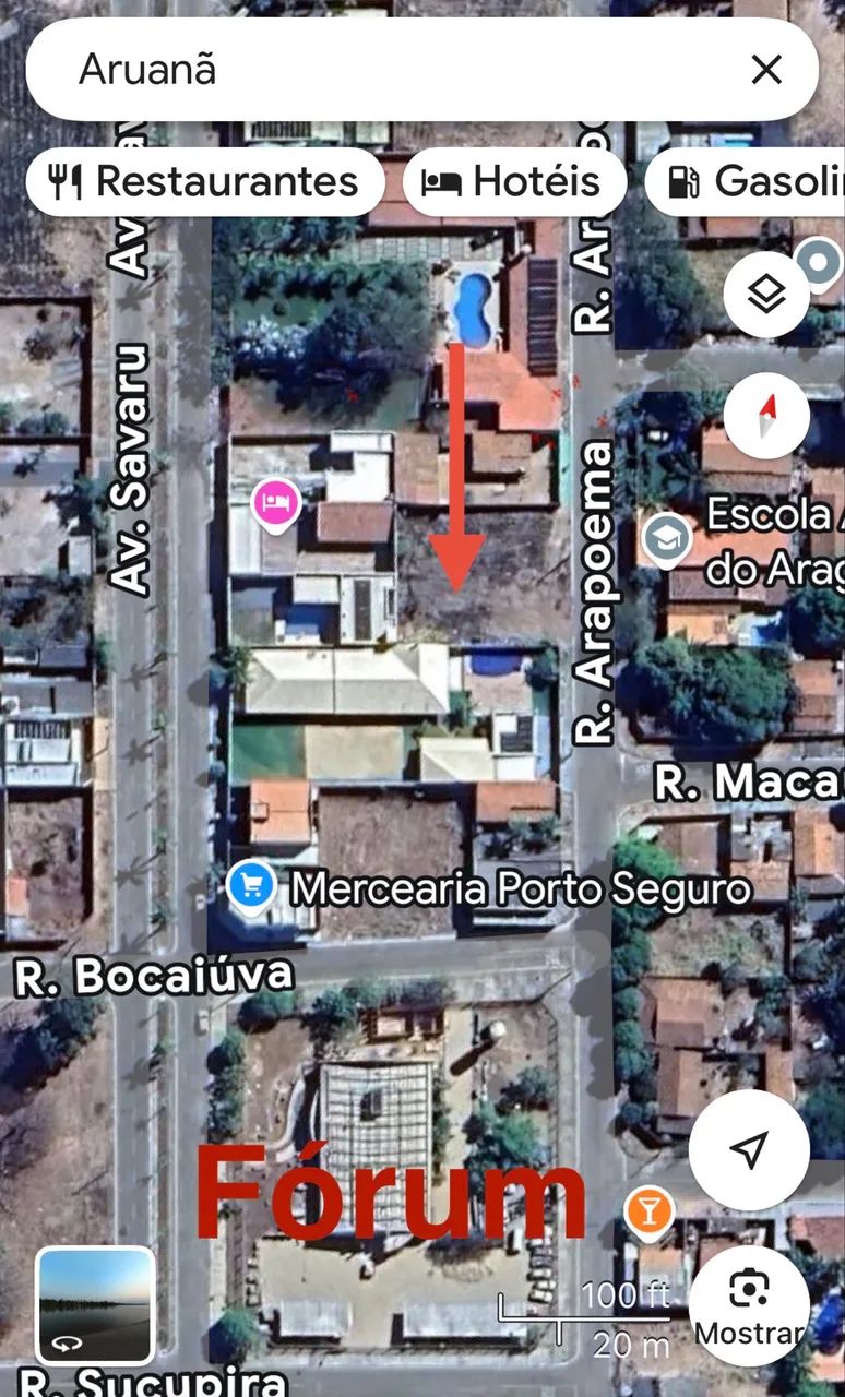 Lote Aruanã - Próximo ao Fórum 