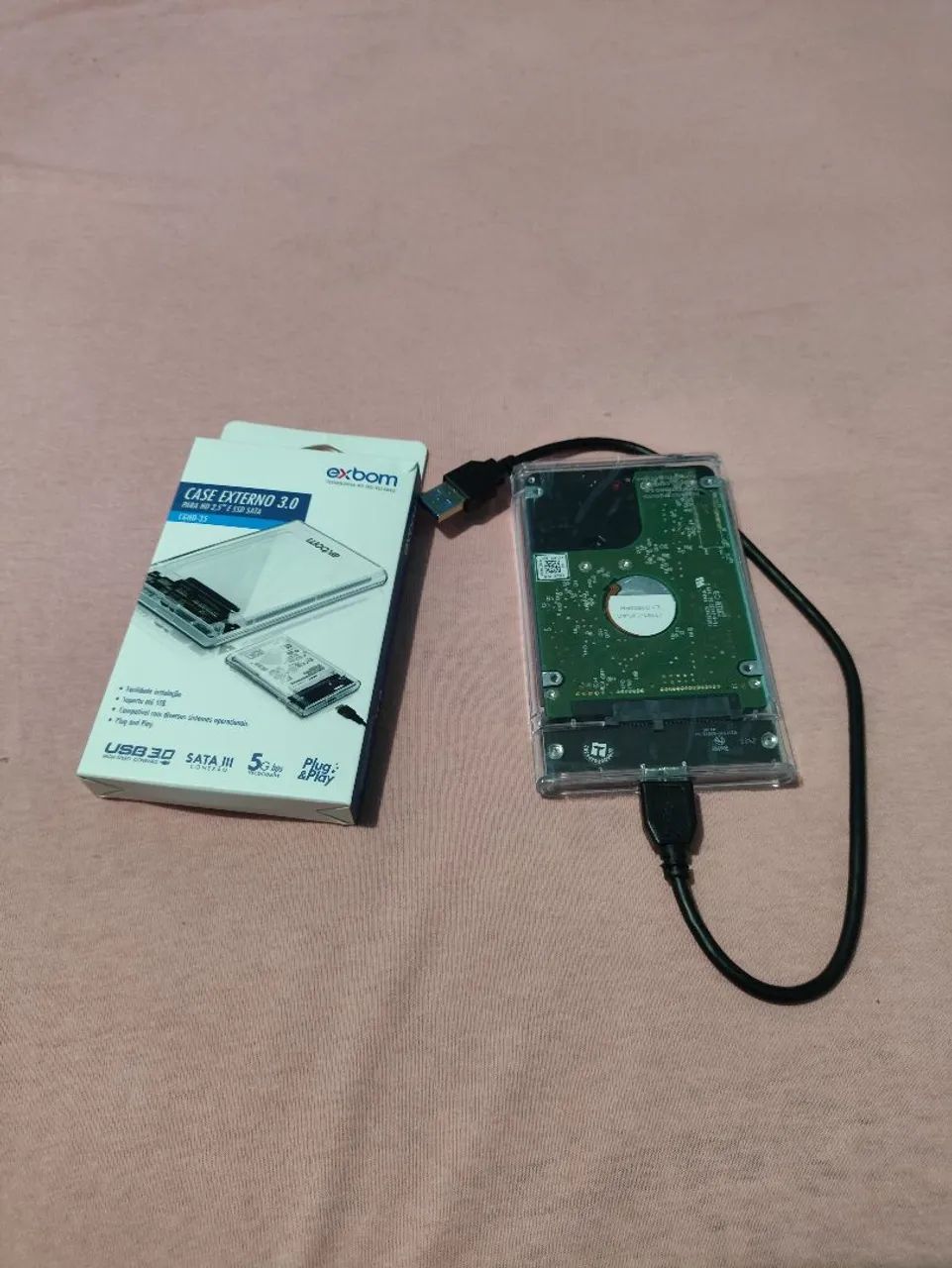 Temos HD externo 320 wd blue  - Foto 2