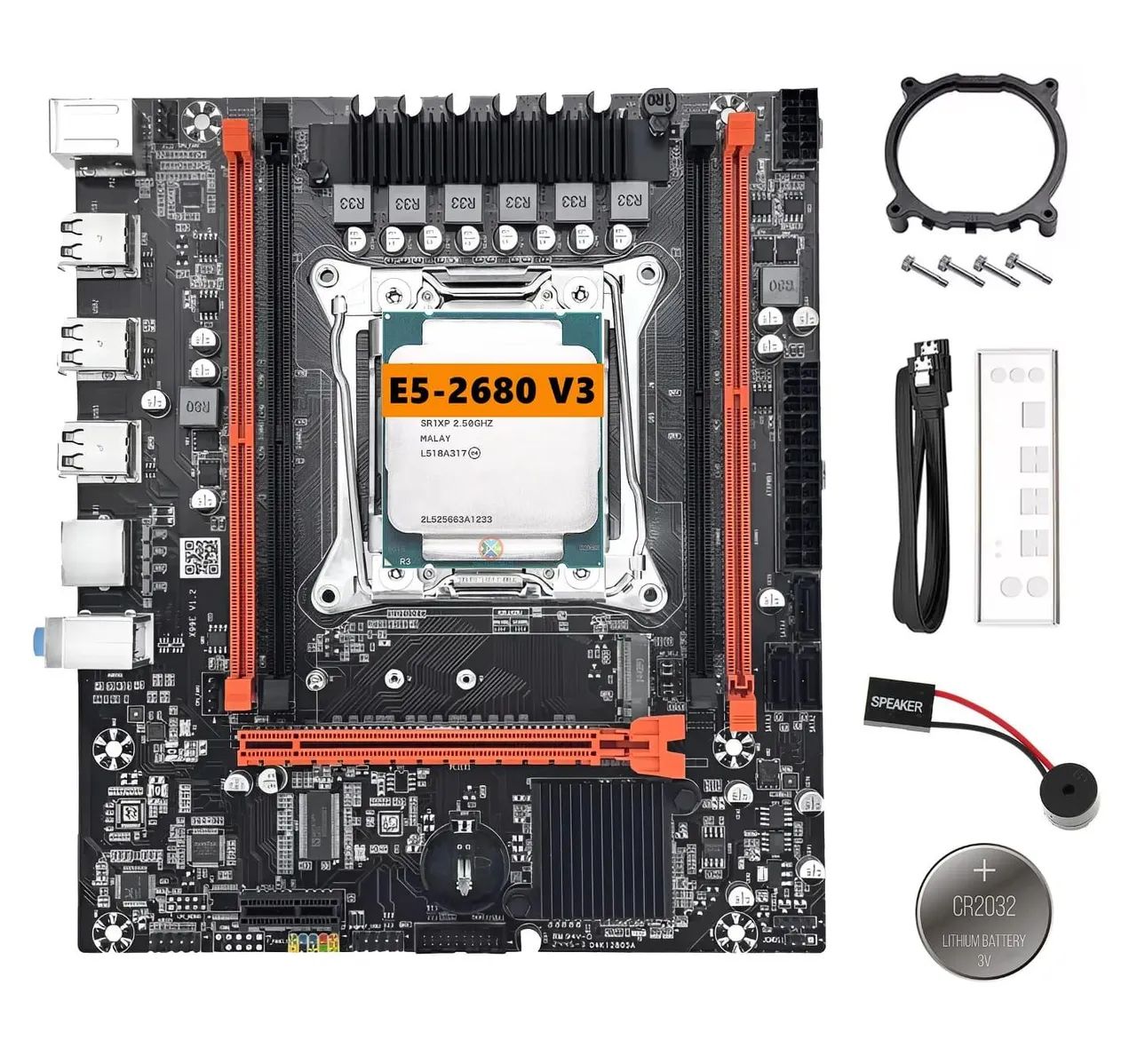 Kit gamer placa mae X99 Xeon E5 2680 v3 - Foto 2
