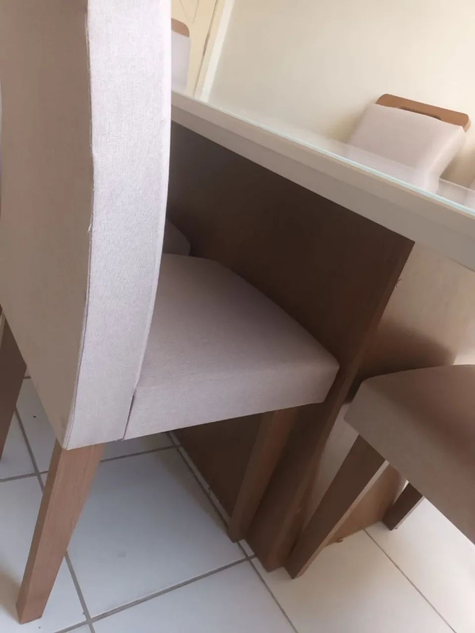Mesa MDF completa linda elegante  - Foto 3