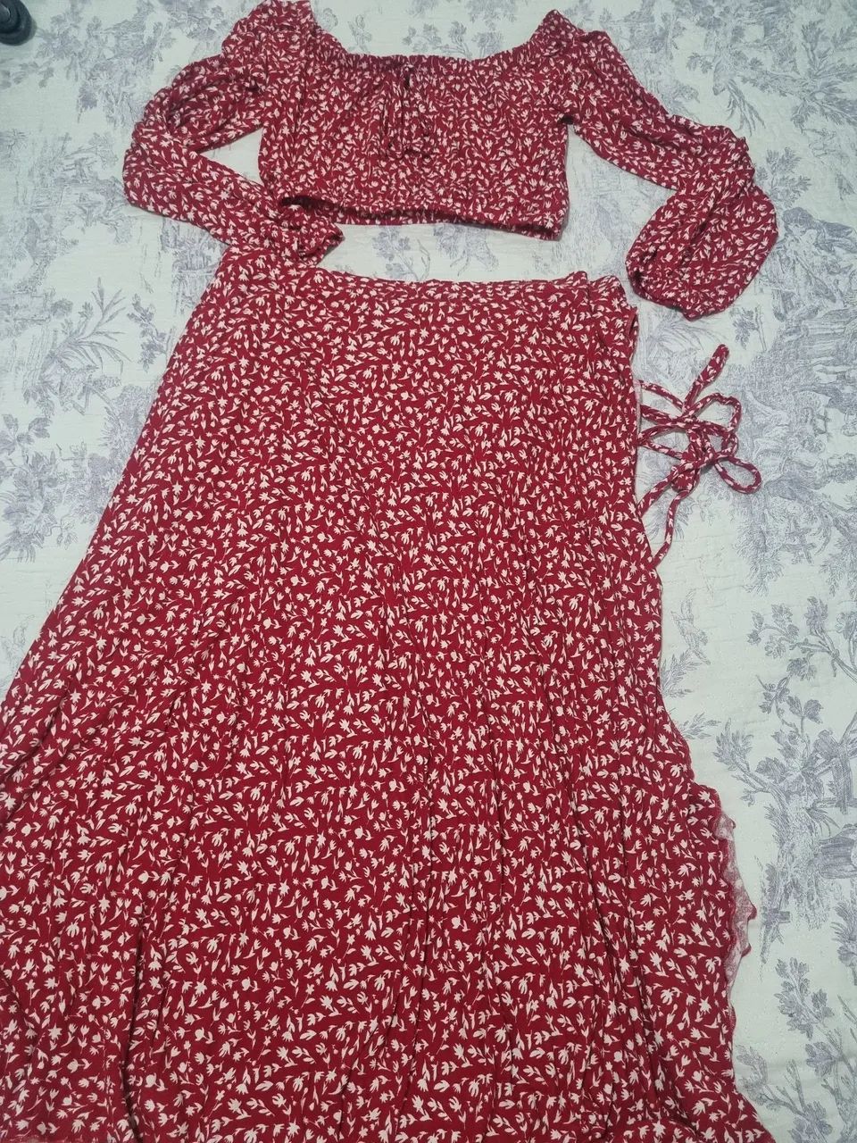 Conjunto saia e cropped daluz