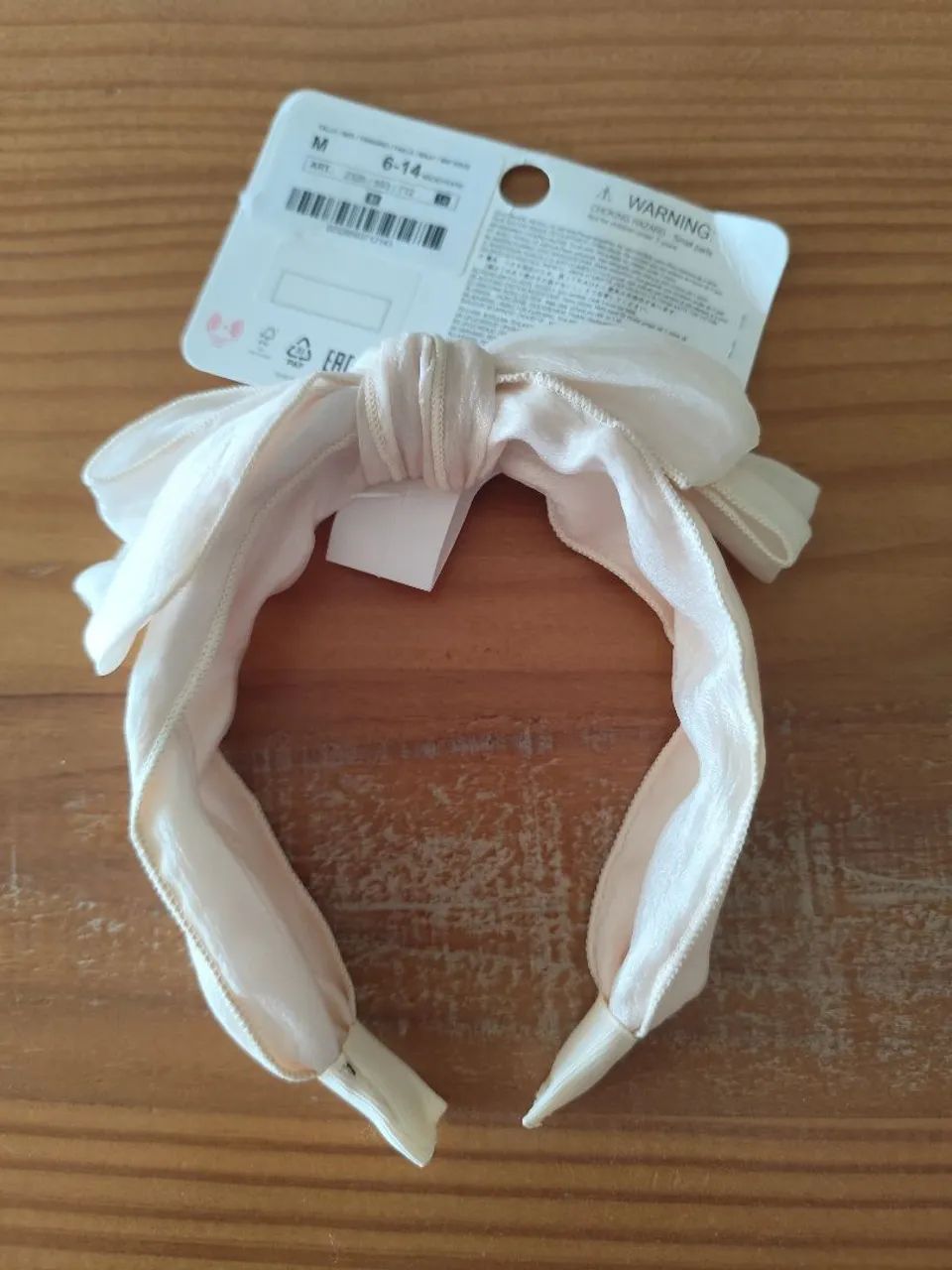 Tiara infantil Zara Laíse off white - Foto 2