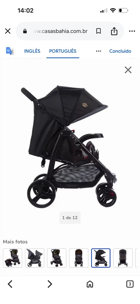 Carrinho de bebê  - Foto 3