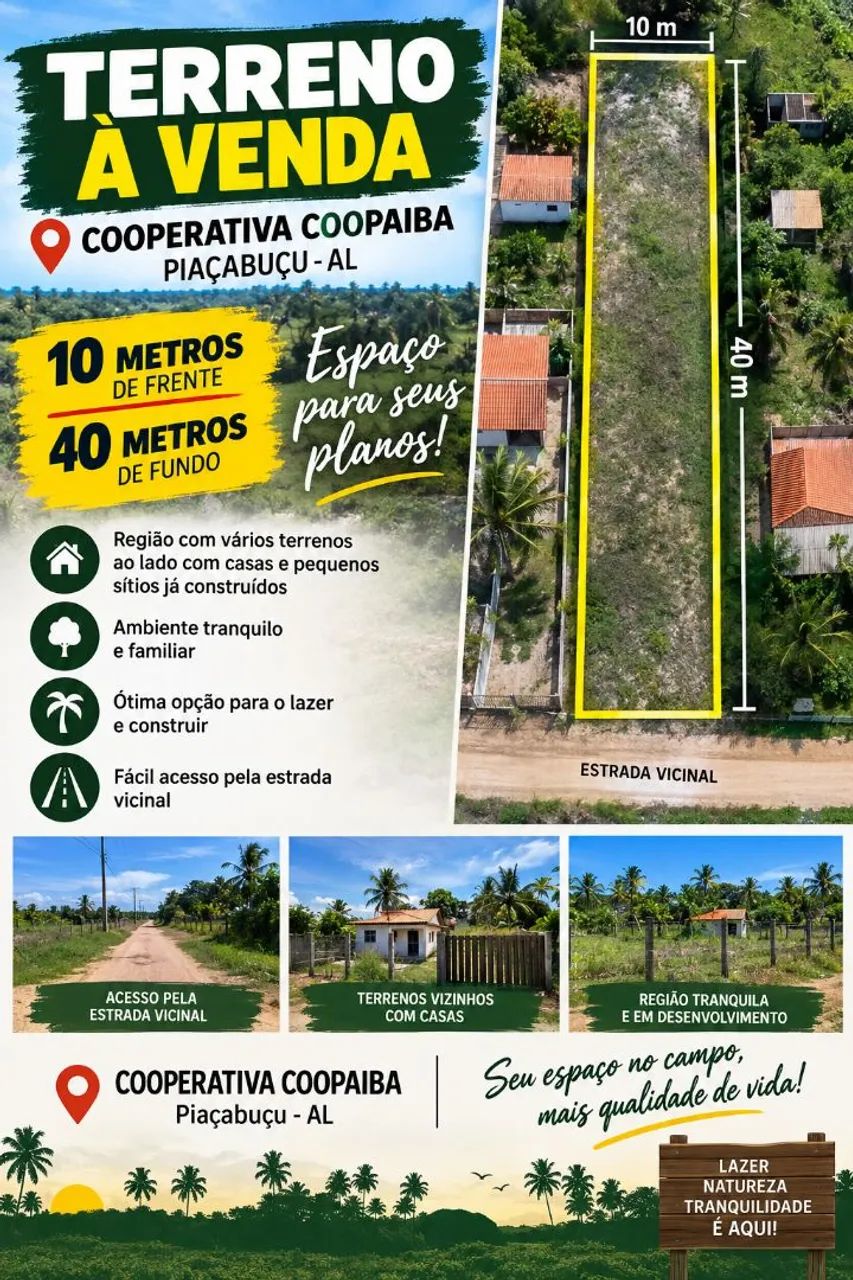 Terreno em Piaçabuçu 