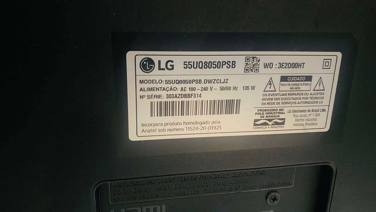 Vendo tvs LG com tela quebrada43 e a outra 55  - Foto 2