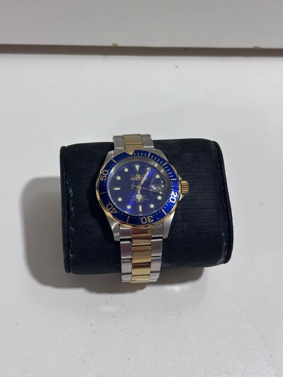 Relógio Invicta Pro Diver 9310 Original - Bicolor Azul e Dourado