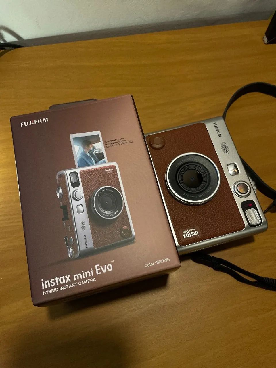 Câmera Instax Mini Evo Marrom - Foto 3