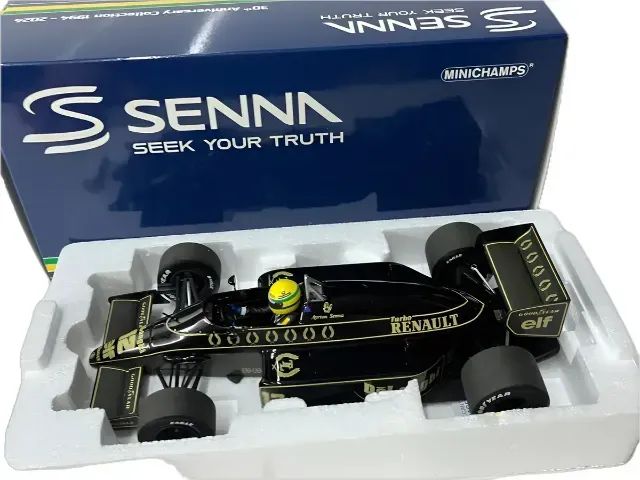 1:18 Minichamps Miniatura Fórmula 1 Lotus 98t ayrton Senna 1986 f1