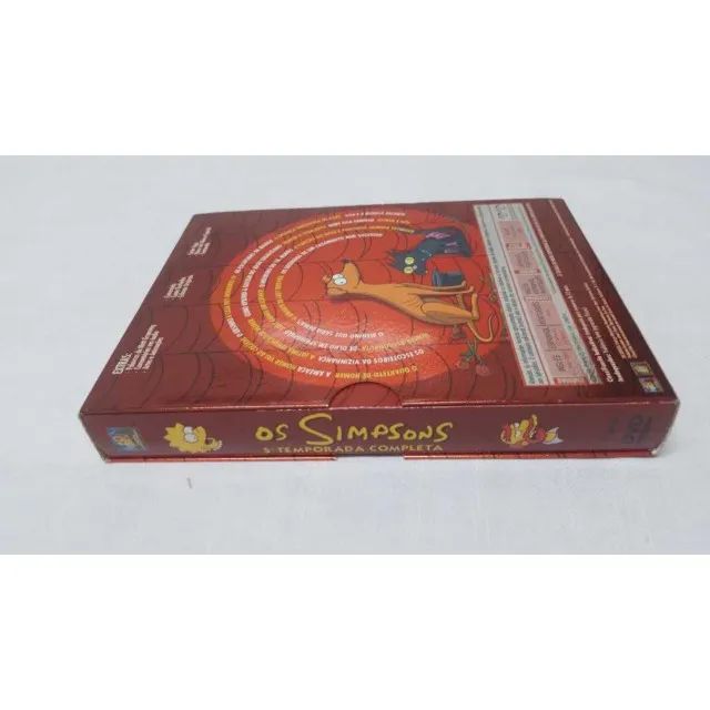 DVD Box Quadruplo Os Simpsons - 5ª Temporada Completa - Edição Para Colecionador ( 23954 ) - Foto 4