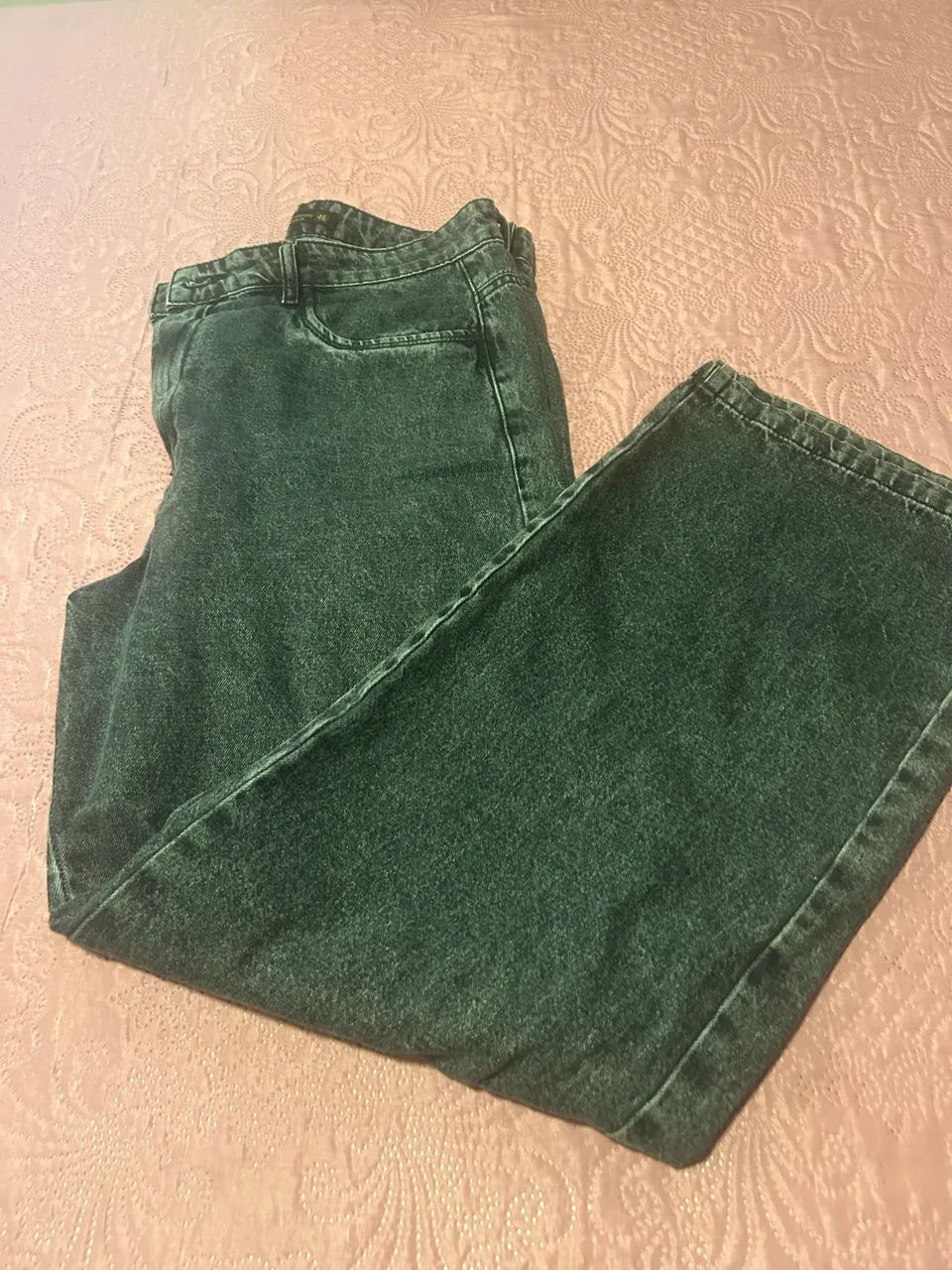 Calça jeans pantalona 
