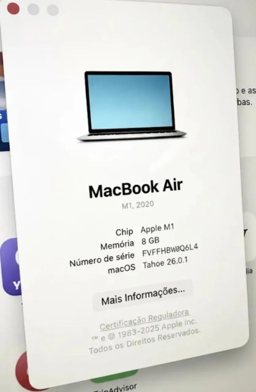 MACBOOK NOVO M18GB 256GB  - Foto 2