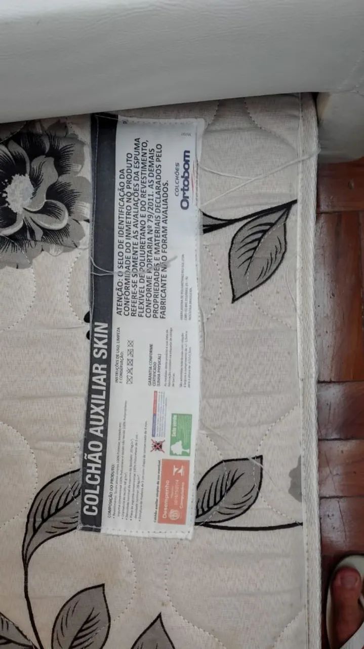 Cama box com auxiliar solteiro - Foto 4
