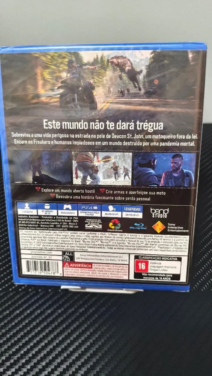 Days gone ps4 lacrado playstation 4 - Foto 2