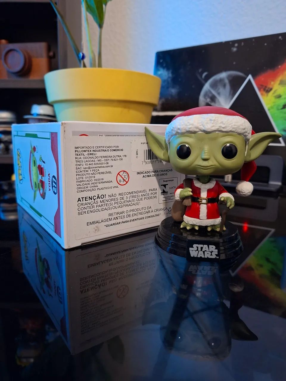 Funko Pop Star Wars Yoda Natal Natalino Christmas 277 Original  - Foto 4