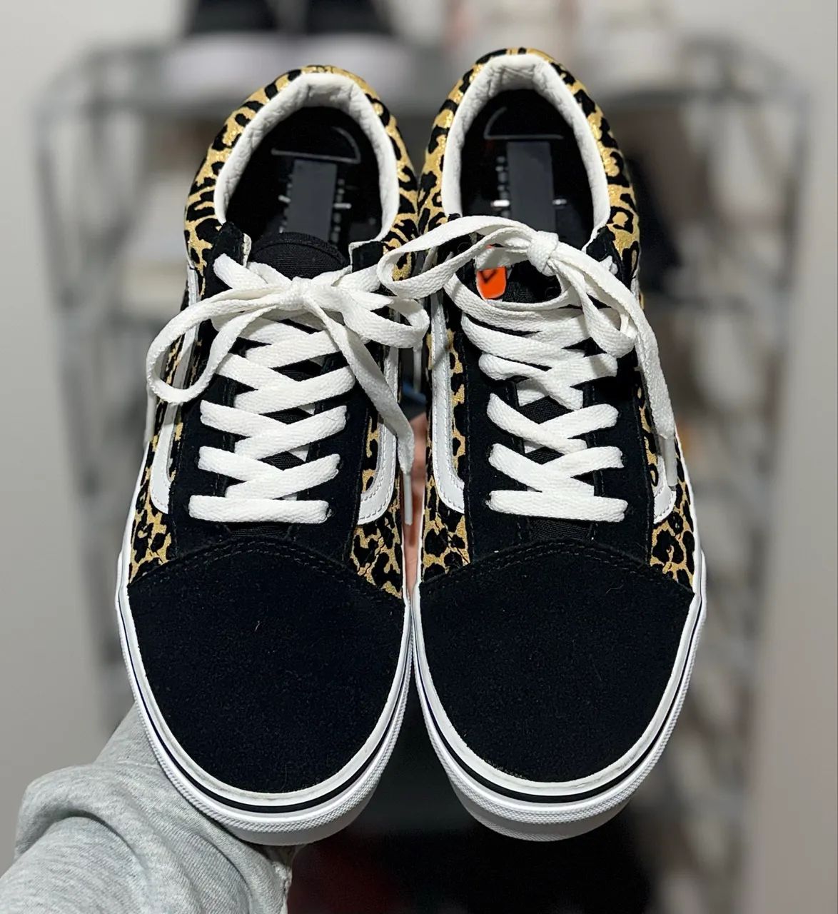 Tênis Vans Old Skool Metallic Leopard Original - Foto 4