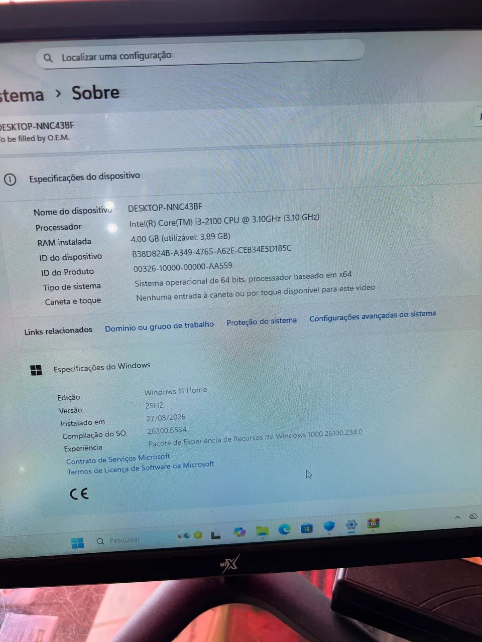 PC para escritório i5, 4GB Ram, SSD 120gb e Win11 - Foto 3