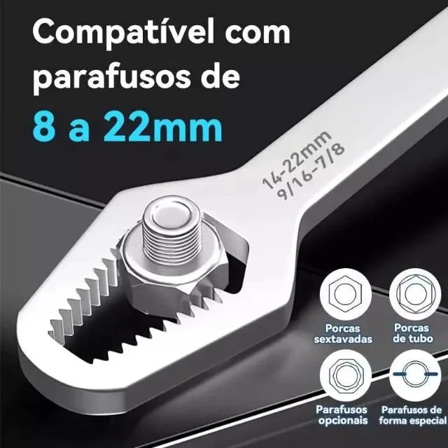 Chave de Boca Fixa 8mm a 22mm - Foto 5