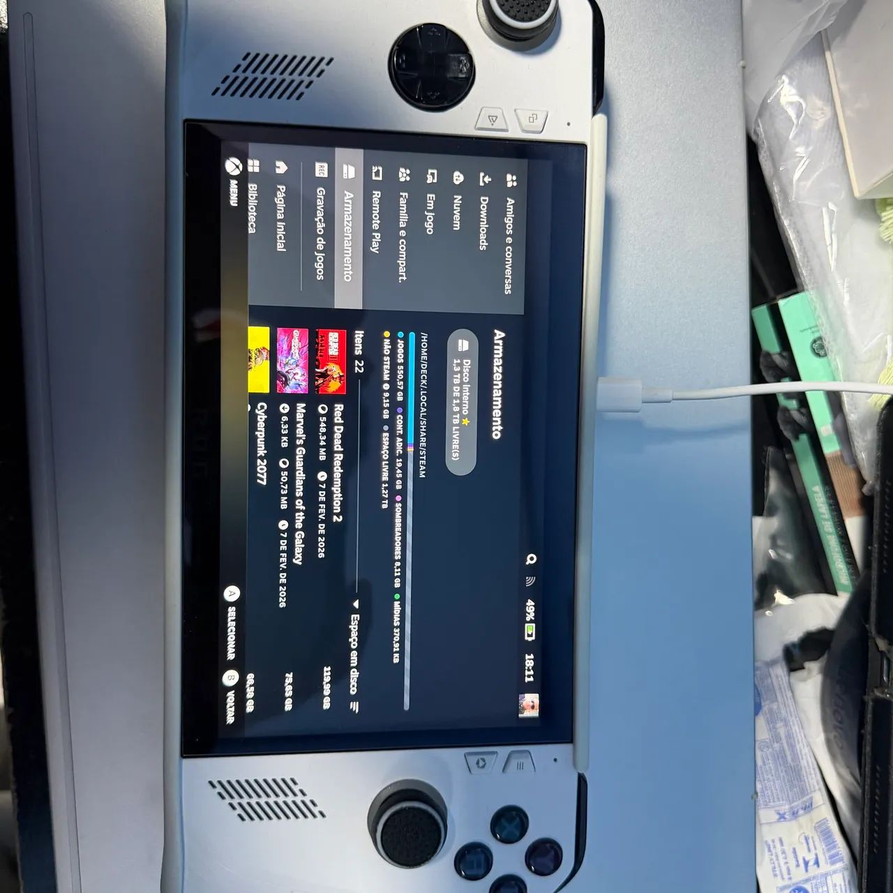 Asus Rog Ally Z1 Extreme 2TB  - Foto 4