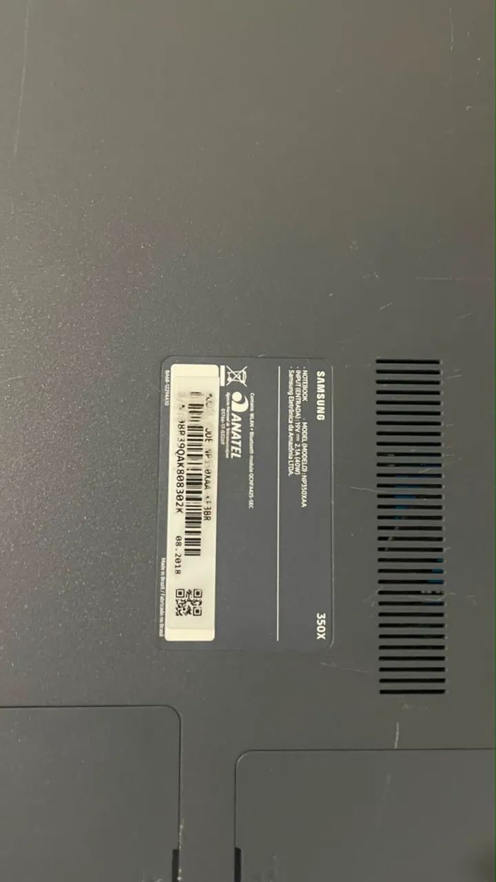 Notebook i3 7gen 4gb ram 256gb ssd 