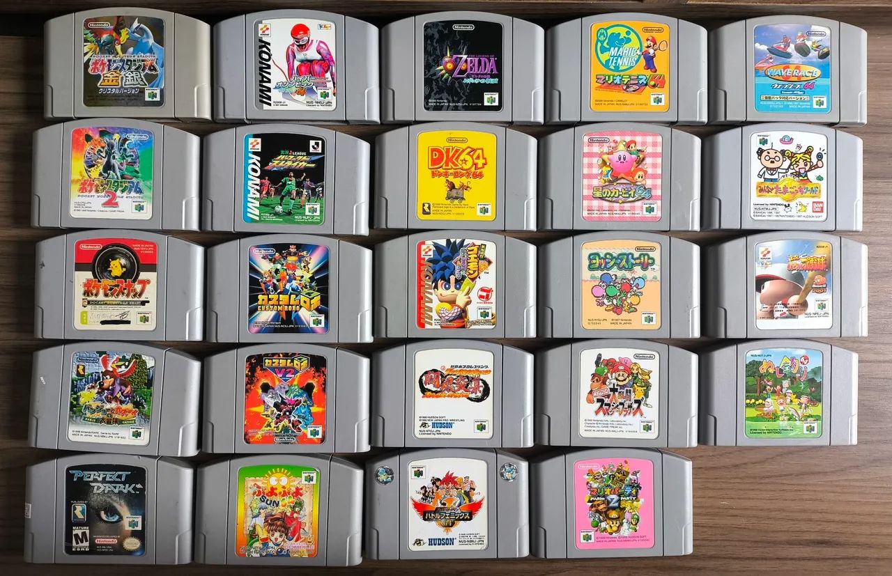 Jogos Nintendo 64 Original Japonês 