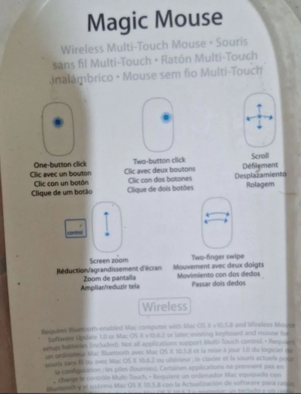 Apple Magic Mouse 1 (A1296) - Com Caixa Original de Acrílico - Foto 3
