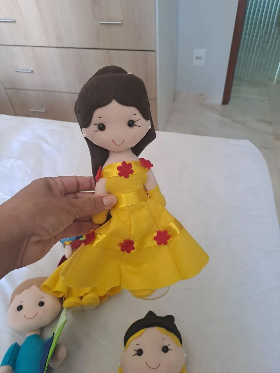 Bonecas princesa em feltro  - Foto 3