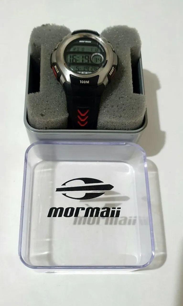 RELÓGIO MORMAII SURF ORIGINAL BY TECHNOS NA CAIXA ESTILO CITIZEN CASIO GSHOCK ZERADO LINDO - Foto 4