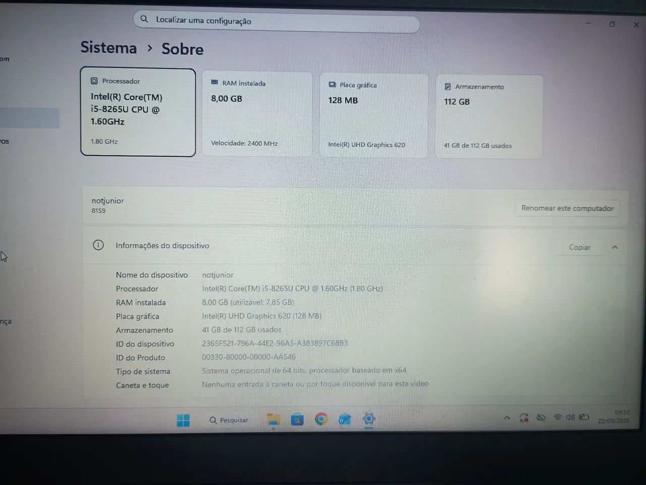 Vendo notebook core i5