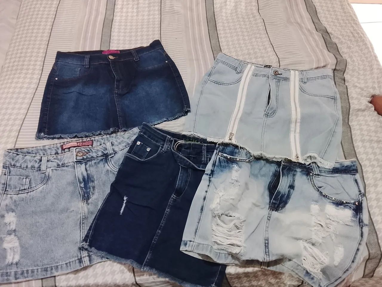 Saias jeans 