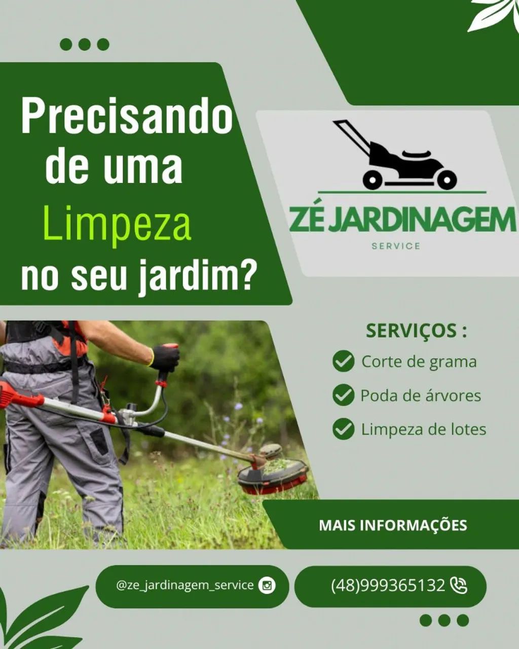 Zé jardinagem em geral 