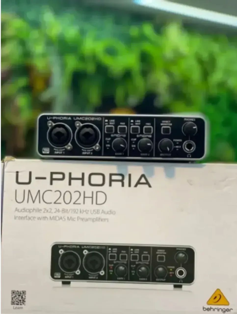 INTERFACE DE AUDIO BEHRINGER UMC202HD - NATAL