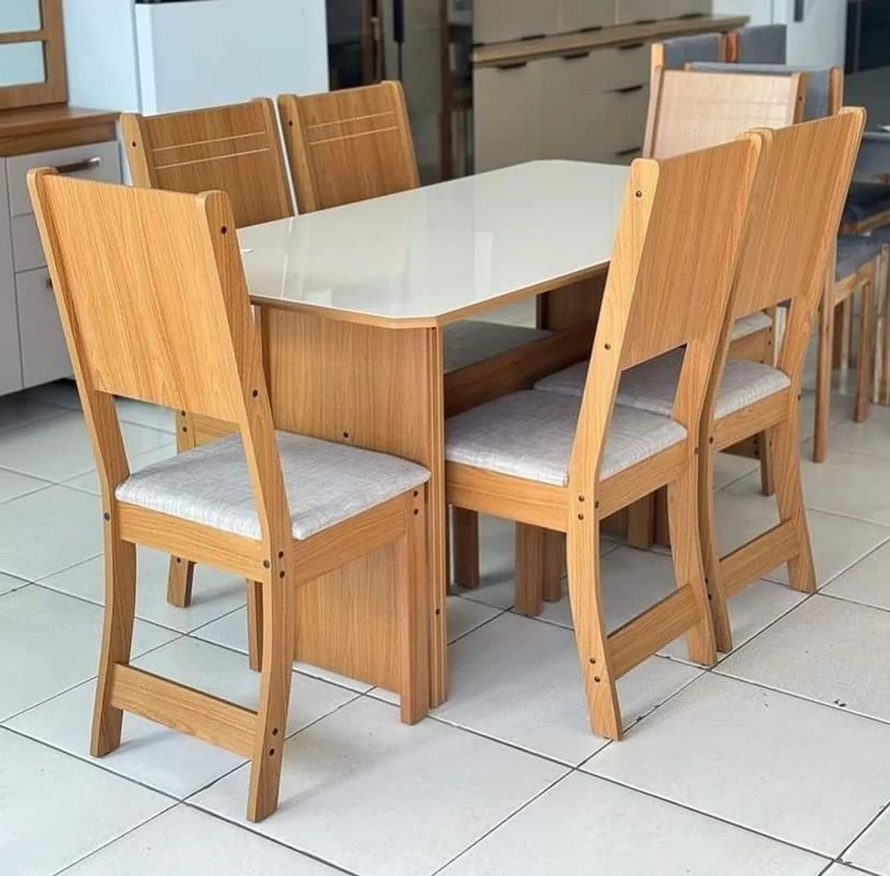 Mesa de jantar Évora 6 cadeiras  - Foto 2