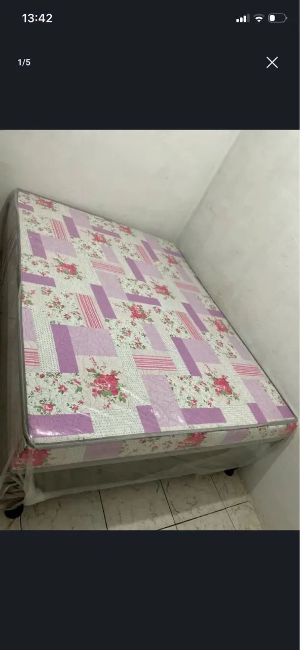Cama box casal molas ensacadas  - Foto 2