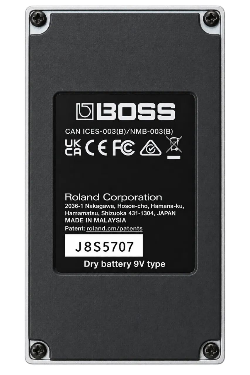 Pedal de Efeito Boss Reverb RV-6 (cinza-escuro) PREÇO FIXO
