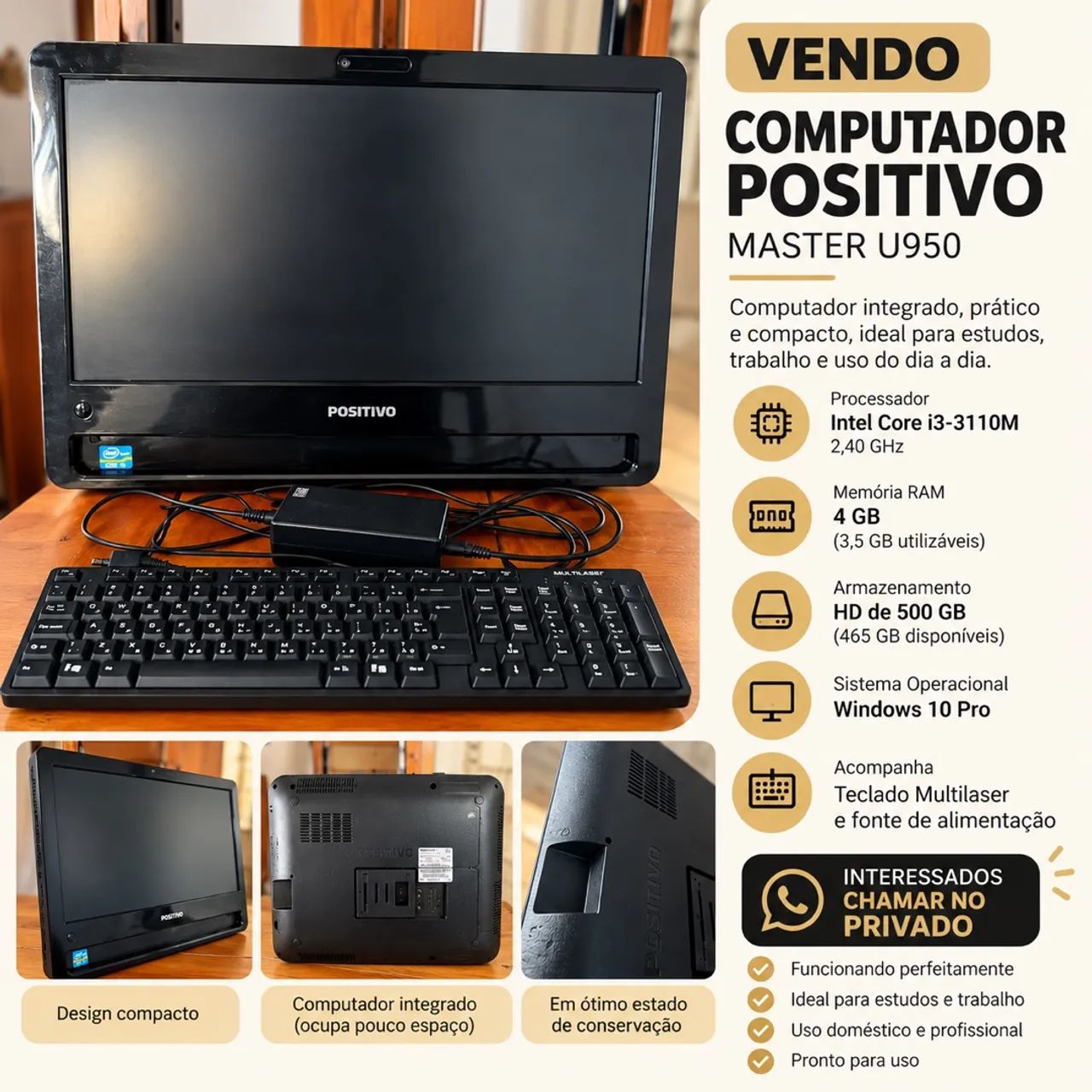 Computador Positivo - Master U950