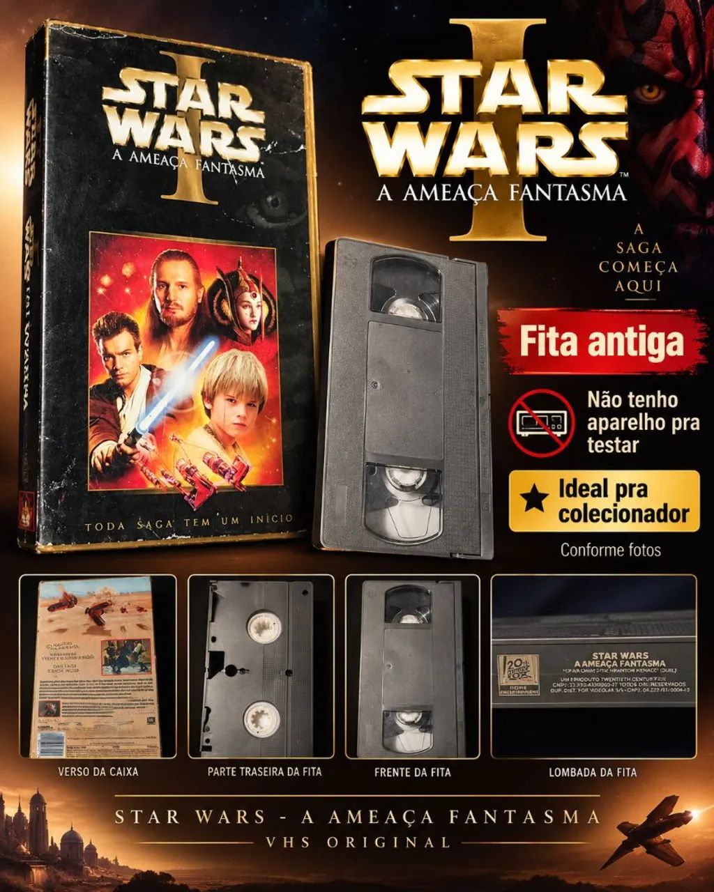 VHS ORIGINAL - ITEM DE COLECIONADOR
