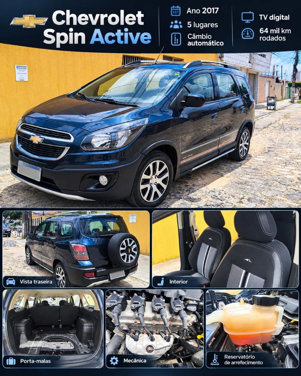 Chevrolet Spin 1.8 8V ECONO.FLEX 5P AUT. 2017