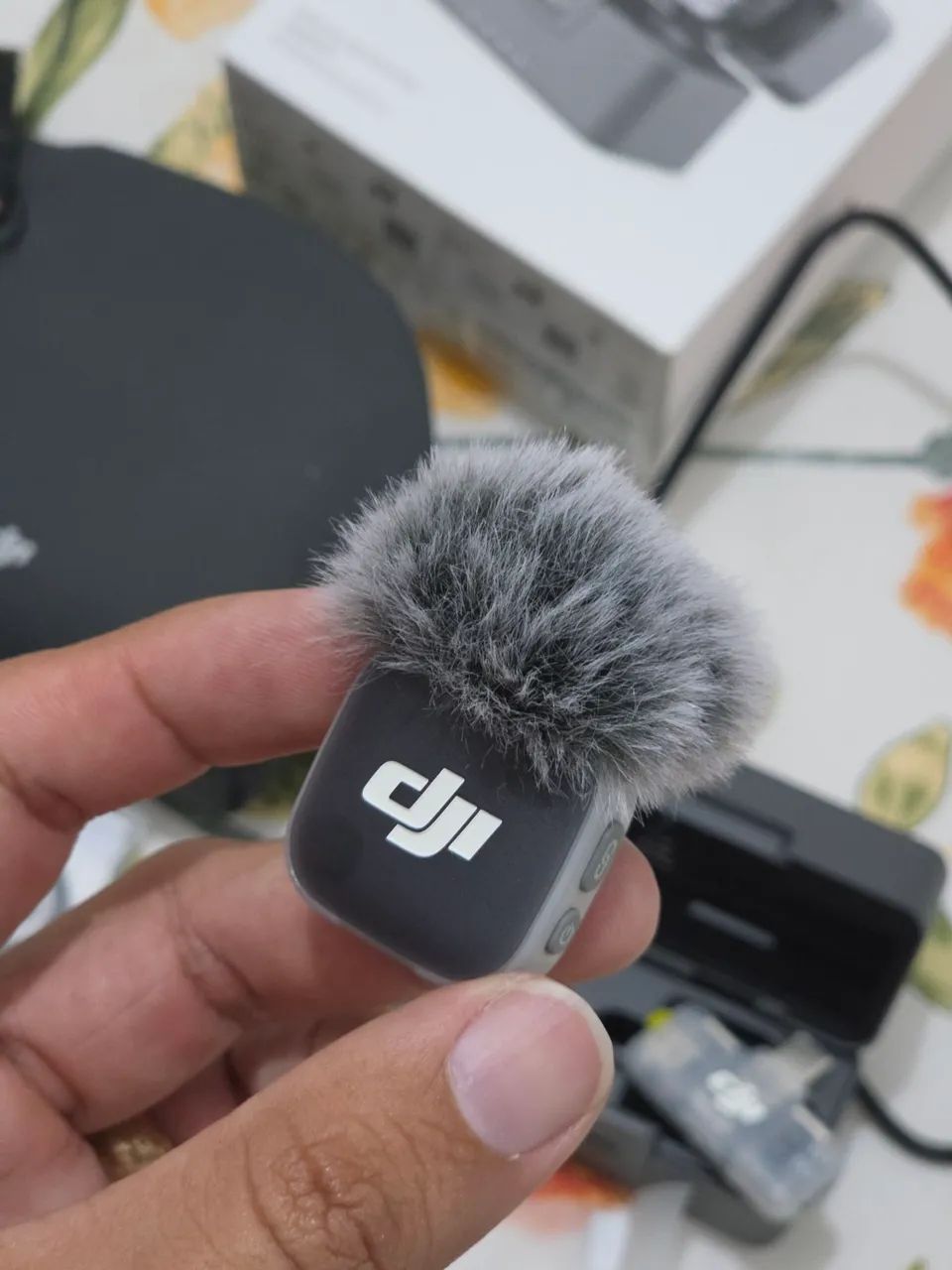 Microfone DJI Mic Mini C - Combo celular Tipo C - Foto 3