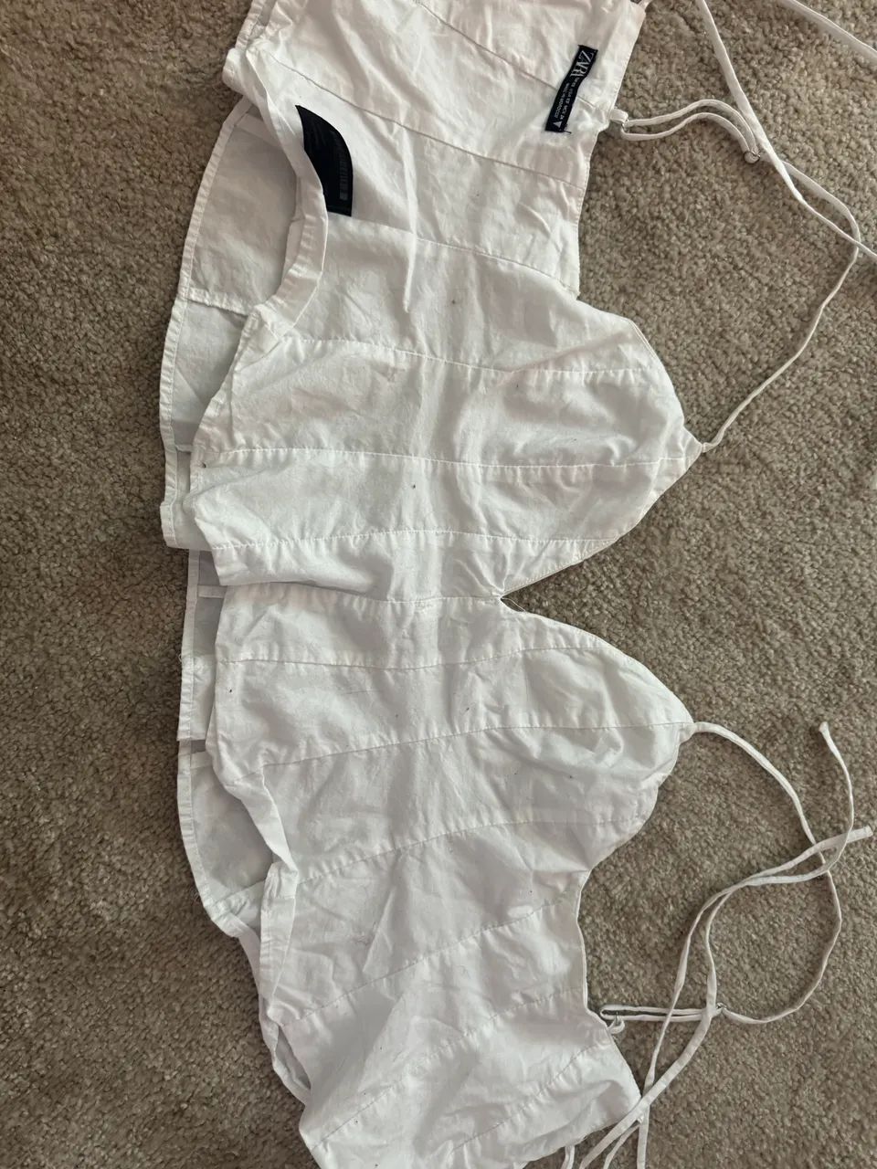 blusa zara branca PP - Foto 3