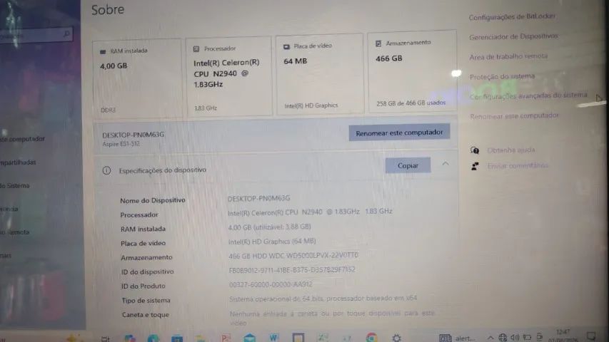 Notebook Acer es1 512 - Foto 2