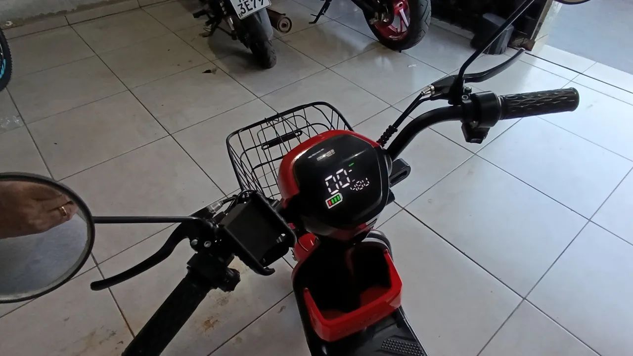 Bicicleta elétrica com Bluetooth alarme presença 48v - Foto 2