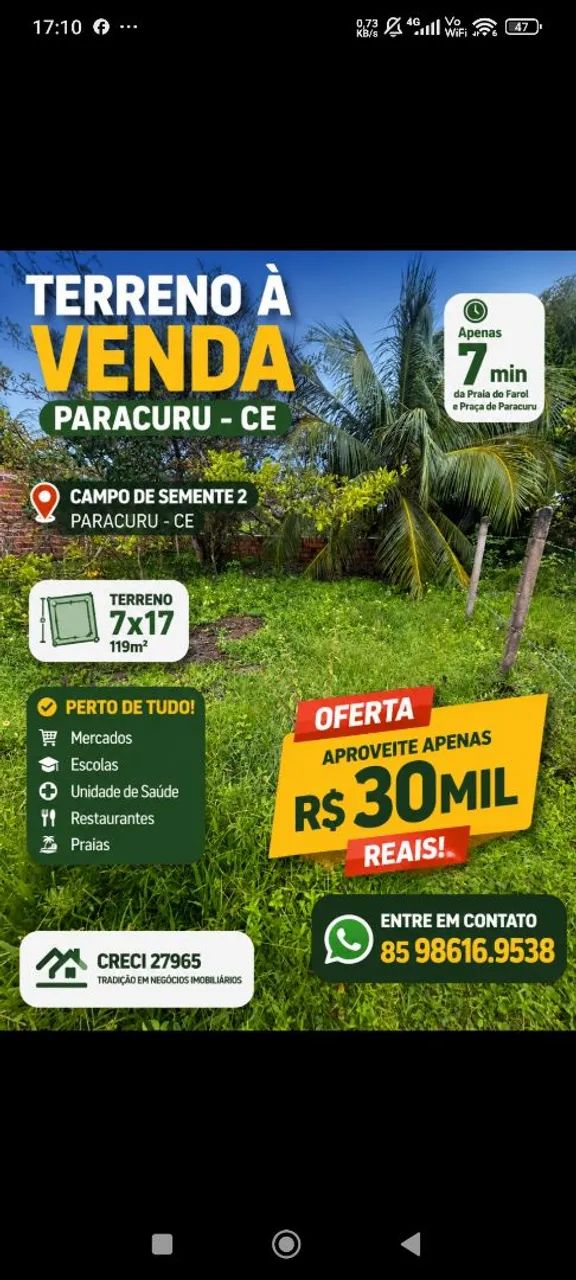 Vendo terreno em paracuru  - Foto 2