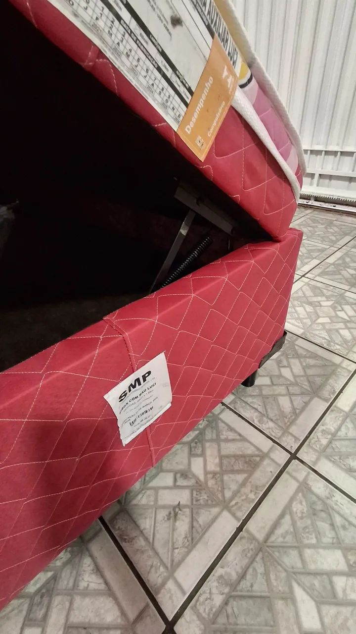 Colchão Box com Baú + Cama Auxiliar solteiro  - Foto 3