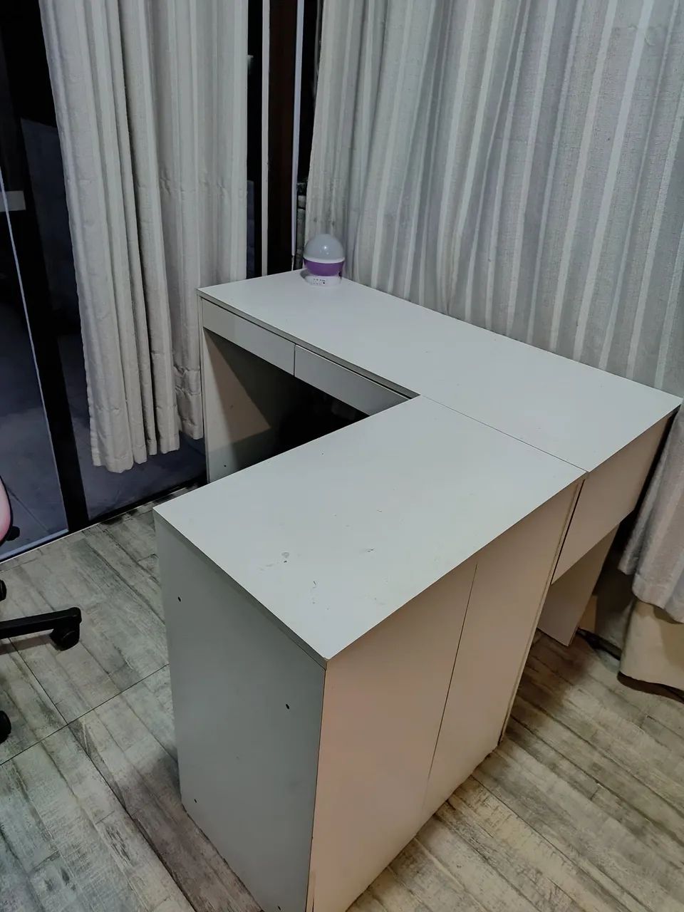 Mesa de Escritório,  Escrivaninha Branca  - Foto 4