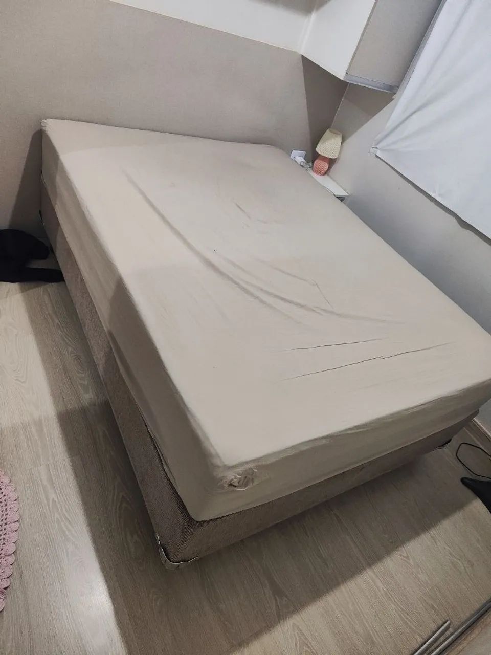 Cama box de casal + colchão - Foto 2