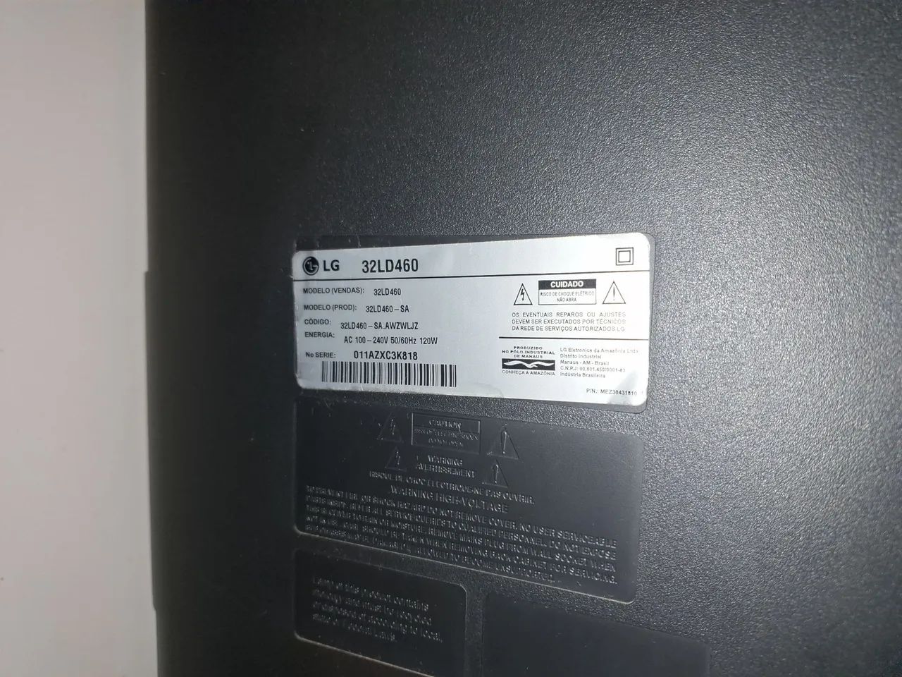 TV LCD de 32 polegadas da LG, modelo 32LD460-SA - Foto 3